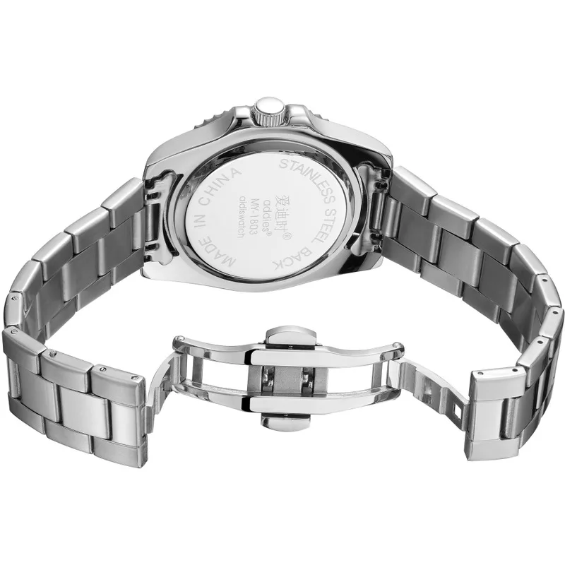 

ADDIES Waterproof Stainless Steel Men Quartz Wristwatches Relogio Masculino Business Gold Calendario Orologio Uomo Reloj Hombre