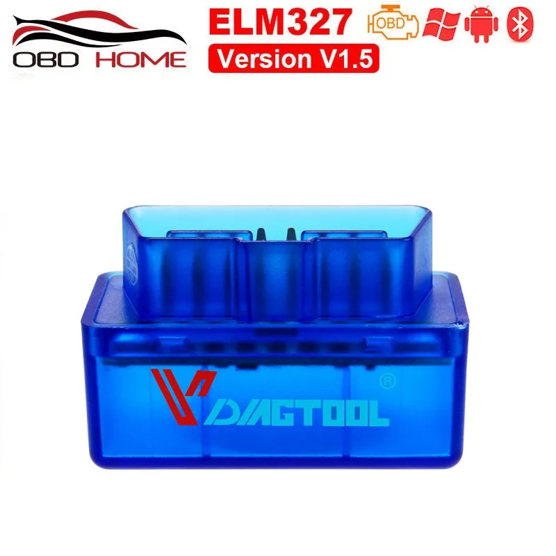 Автомобильные аксессуары ELM327 V2.1V1.5 Bluetooth OBD2 считыватель кодов CAN BUS поддерживает