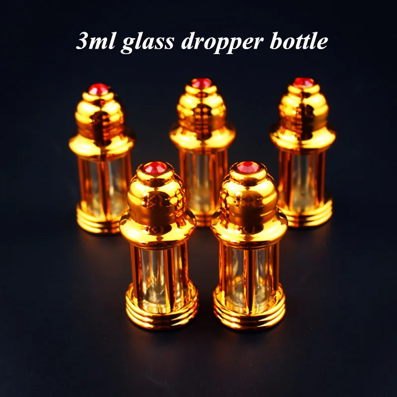 Стеклянная бутылка для эфирного масла 50 шт./лот 3 мл с капельницей пустые флаконы