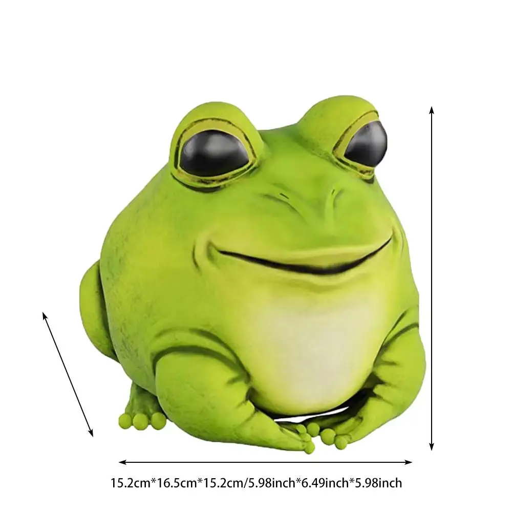 

Home Decor Simulation Animal Cute Fat Frog Resin Ornaments Frog Statue Gifts Home Garden Outdoor Decorations Decorative Craft