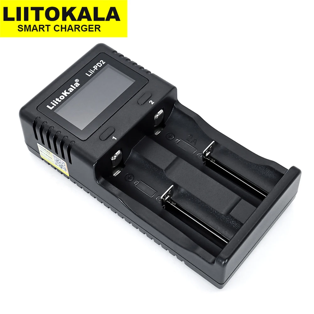 Подлинное/оригинальное новое зарядное устройство LiitoKala для батарей 18650 26650 21700 18350