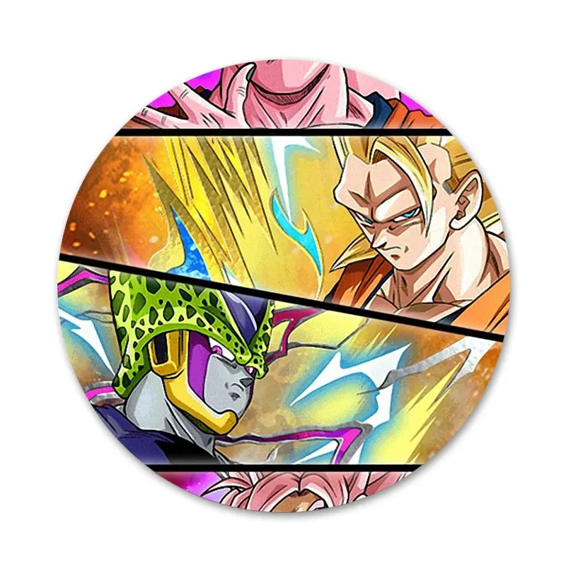 

super vegeta saiyan Icons Pins Badge Decoration Brooches Metal Badges For Backpack Decoration