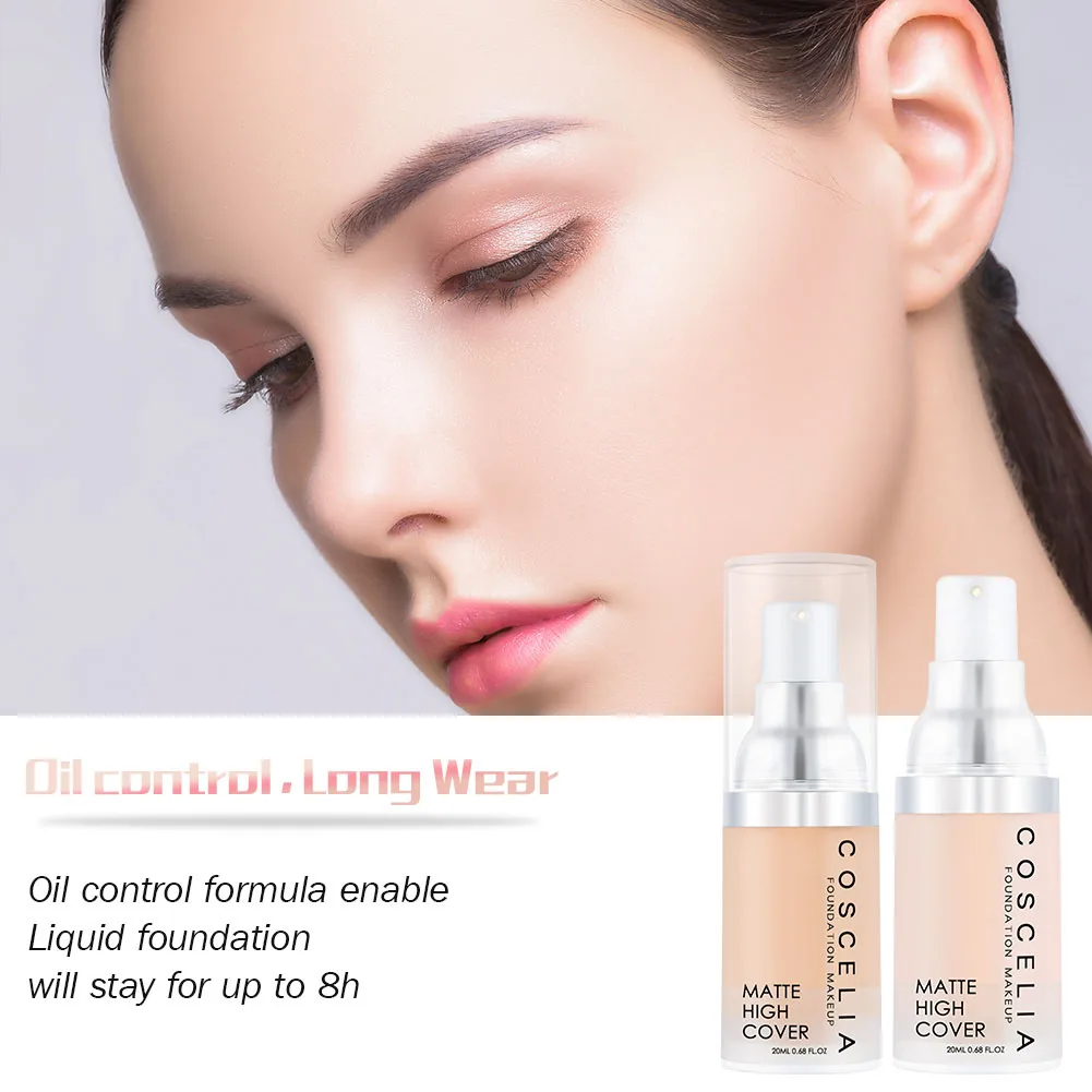 COSCELIA макияж основа для лица BB крем консилер натуральный увлажняющий контроль