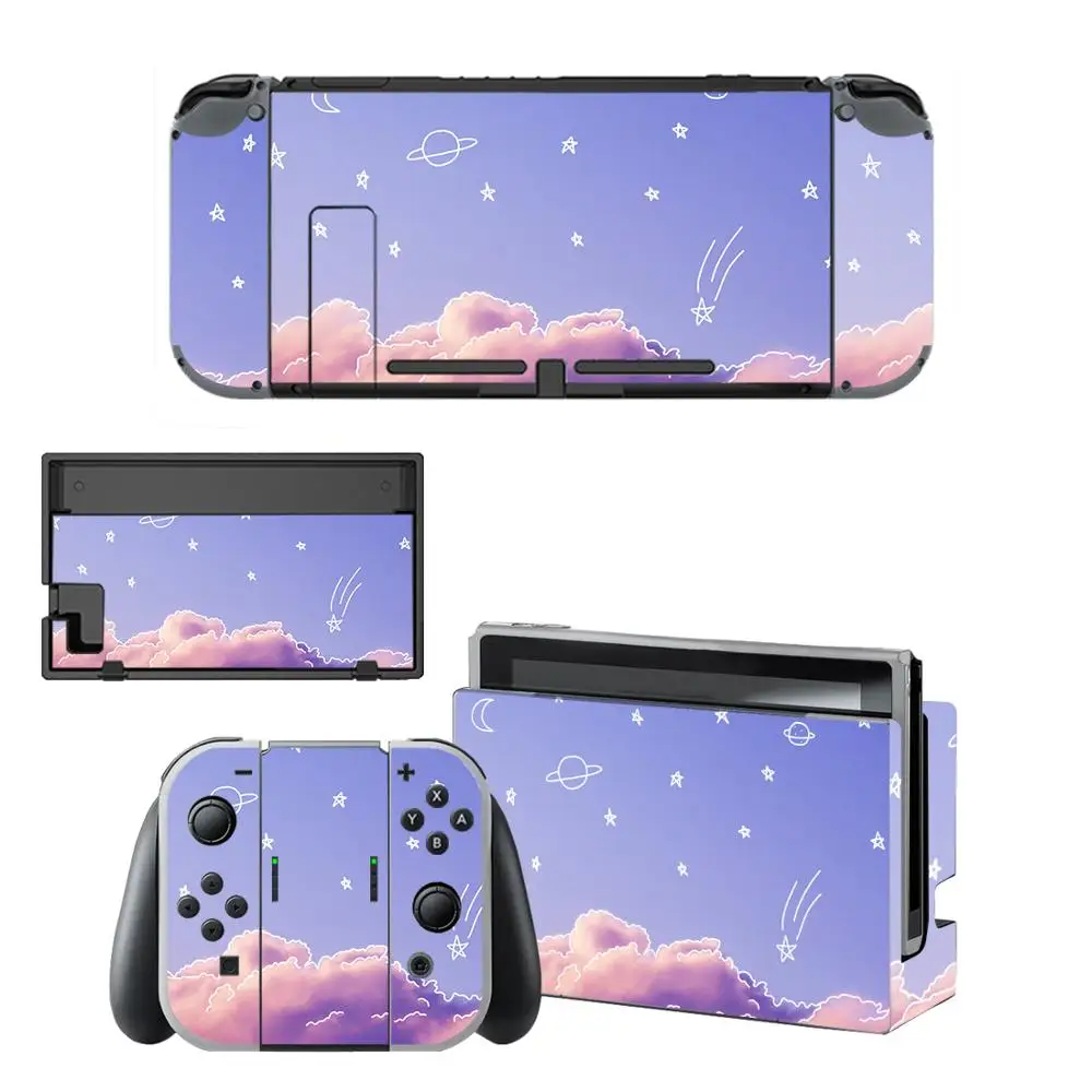 Starry Sky Star Screen Protector Sticker Skin for Nintendo Switch NS Console Dock Charger Stand Holder Joy-con Controller Vinyl