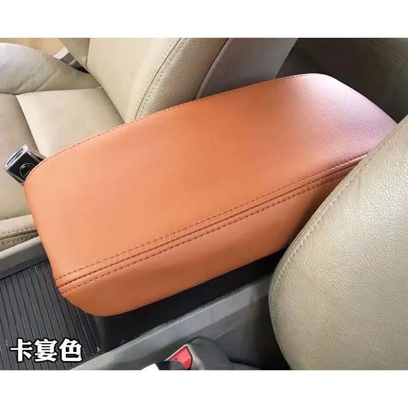 Автомобильный подлокотник из искусственной кожи чехол для центральной консоли