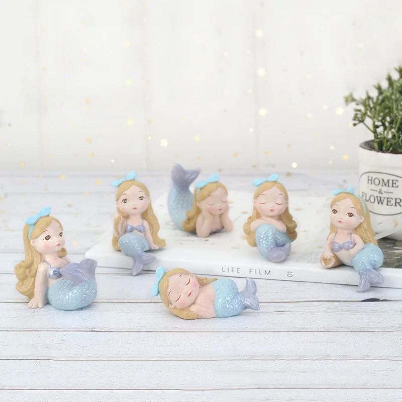 

Household Decorative Cute Lovely Figurines Miniatures For Home Kid's Room Girls Gift Cake Topper Decorations Sweet Crafts