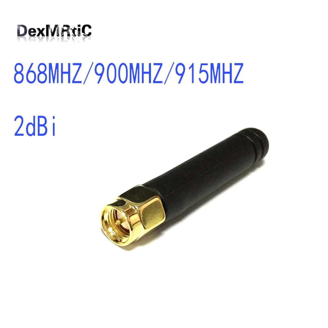 

GSM 868M/900M/915MHz antenna 2dbi SMA male connector 5cm long RC Receive transmit aerial #2