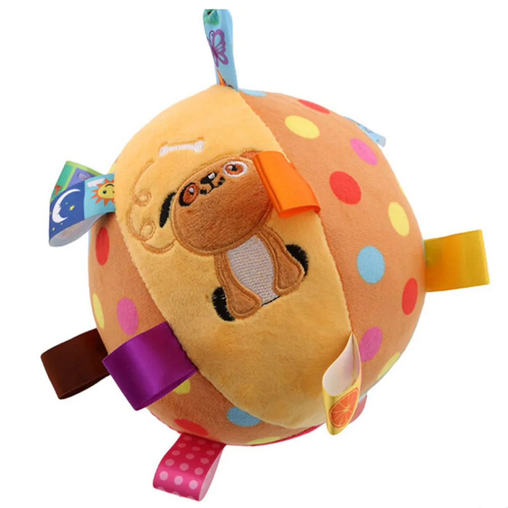 Детские плюшевые колокольчики для захвата рук удобная игрушка мяч мультяшное