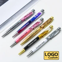 fashion signature pen gold foil oil pen custom logo creative gold chalk holiday gift student prize office stationery wholesale