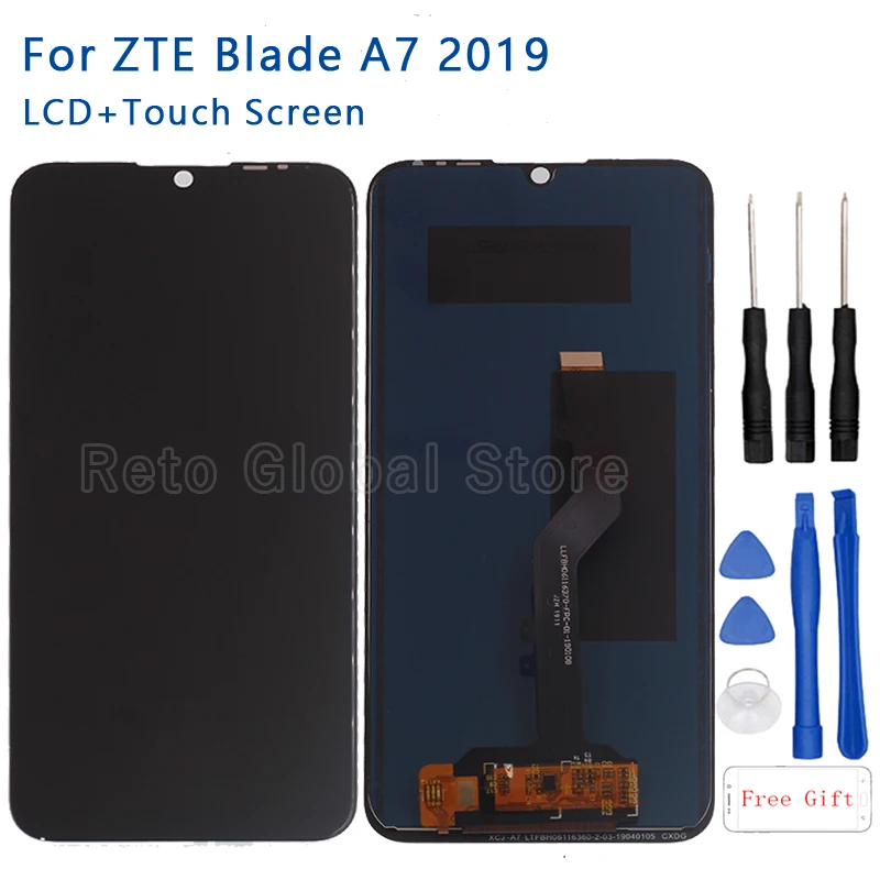 6 09 ''Оригинальный дисплей для телефона zte Blade A7 2019 ЖК кодирующий