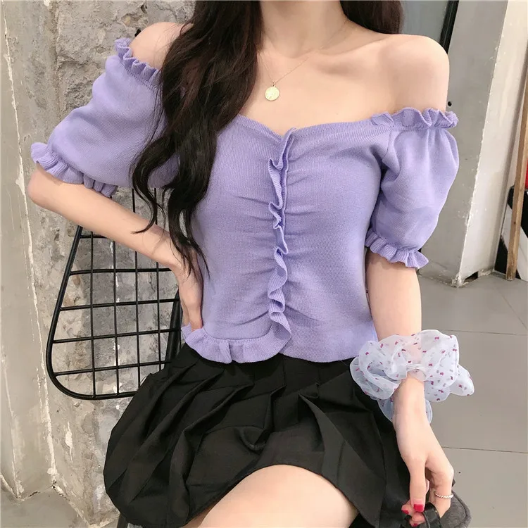 

T-Shirt Female Korean Fashion Clothes Tops Summer Clothes For Women T Shirt Female Tee