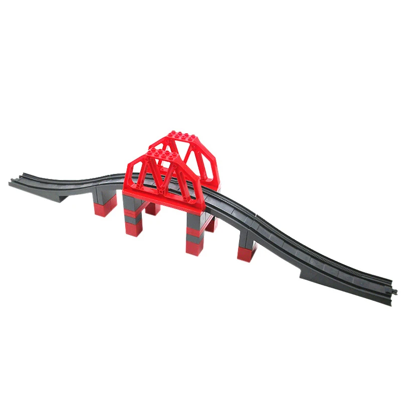 Поезд оригинальный городской виадук конструкции шоссе мост большой