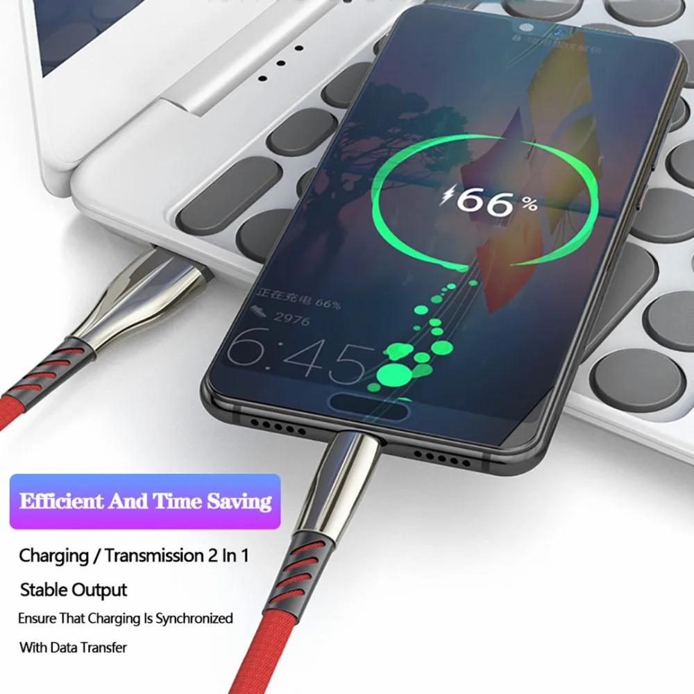 Кабель Bayserry 3A USB Type C для Huawei Mate 30 P30 Pro Samsung S9 Quick Charge 3 0 кабель быстрой зарядки и