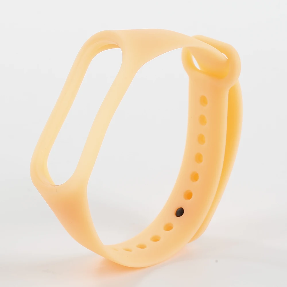Светящийся Силиконовый ТПУ ремешок на запястье для Xiaomi Mi Band 3 4 Смарт часы сменный