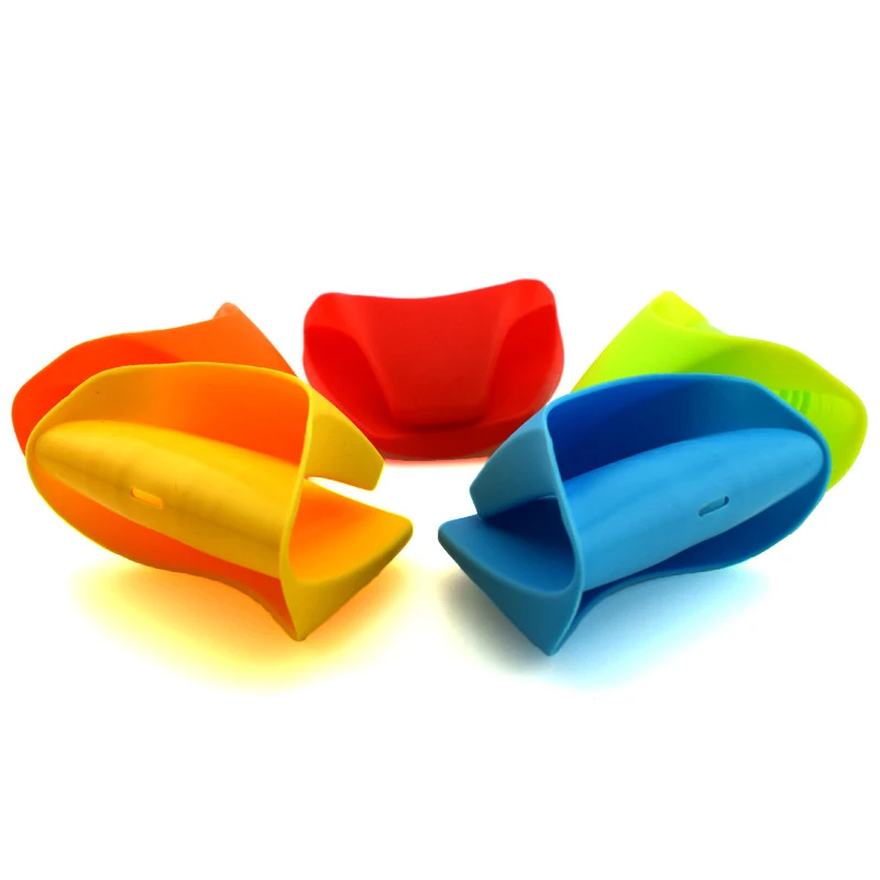 Силиконовые термостойкие Противоскользящие силиконовые перчатки с зажимом для