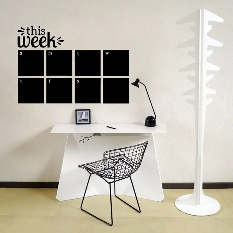 Настенные виниловые Стикеры сделай сам съемные водонепроницаемые с расписанием