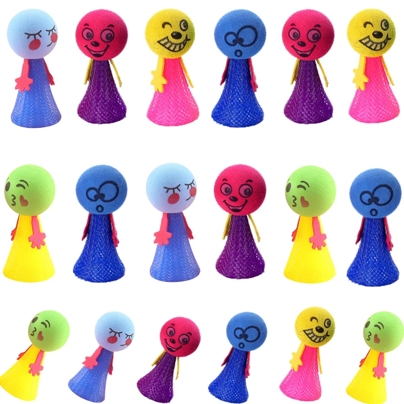 10 Pcs Jumping Doll Children’s Party Toys, Party Favors, Birthday Pinata Fillers For Boys And Girls, Class Treasure Boxes Prizes