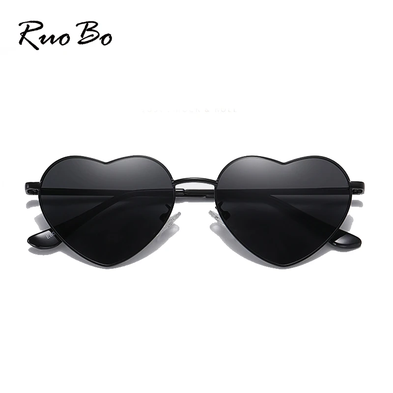 Мужские и женские очки в форме сердца RUOBO поляризационные солнцезащитные с милым