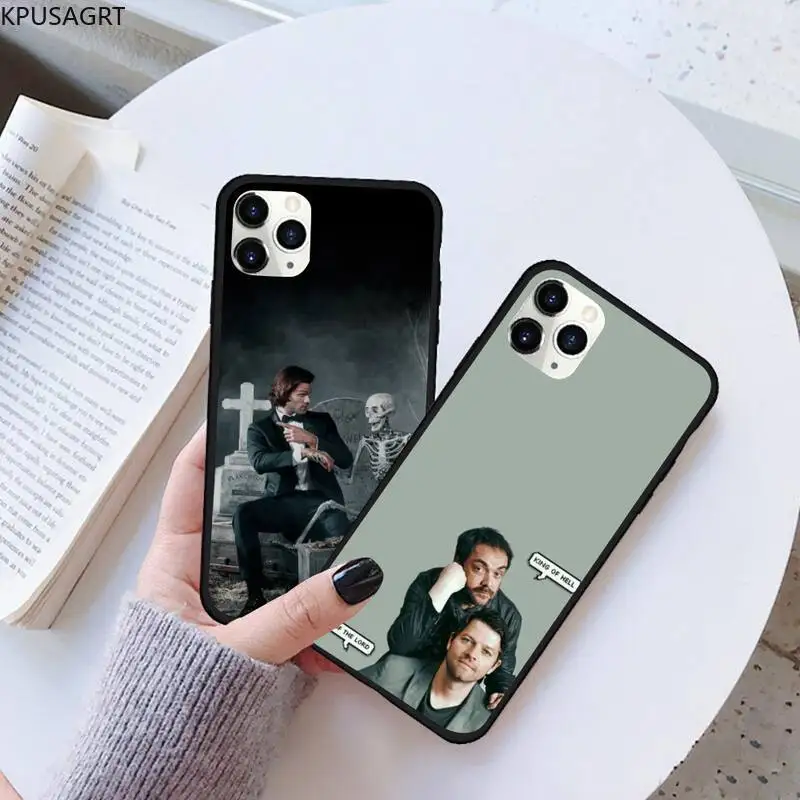 KPUSAGRT сверхъестественный Черный силиконовый чехол для телефона We Are Home резиновый