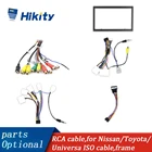 Автомобильный радиокабель Hikity 2 din с рамкой, выходная линия RCA для Suzuki Buick Volkswagen ISO Hyundai Kia Honda Toyota Nissan