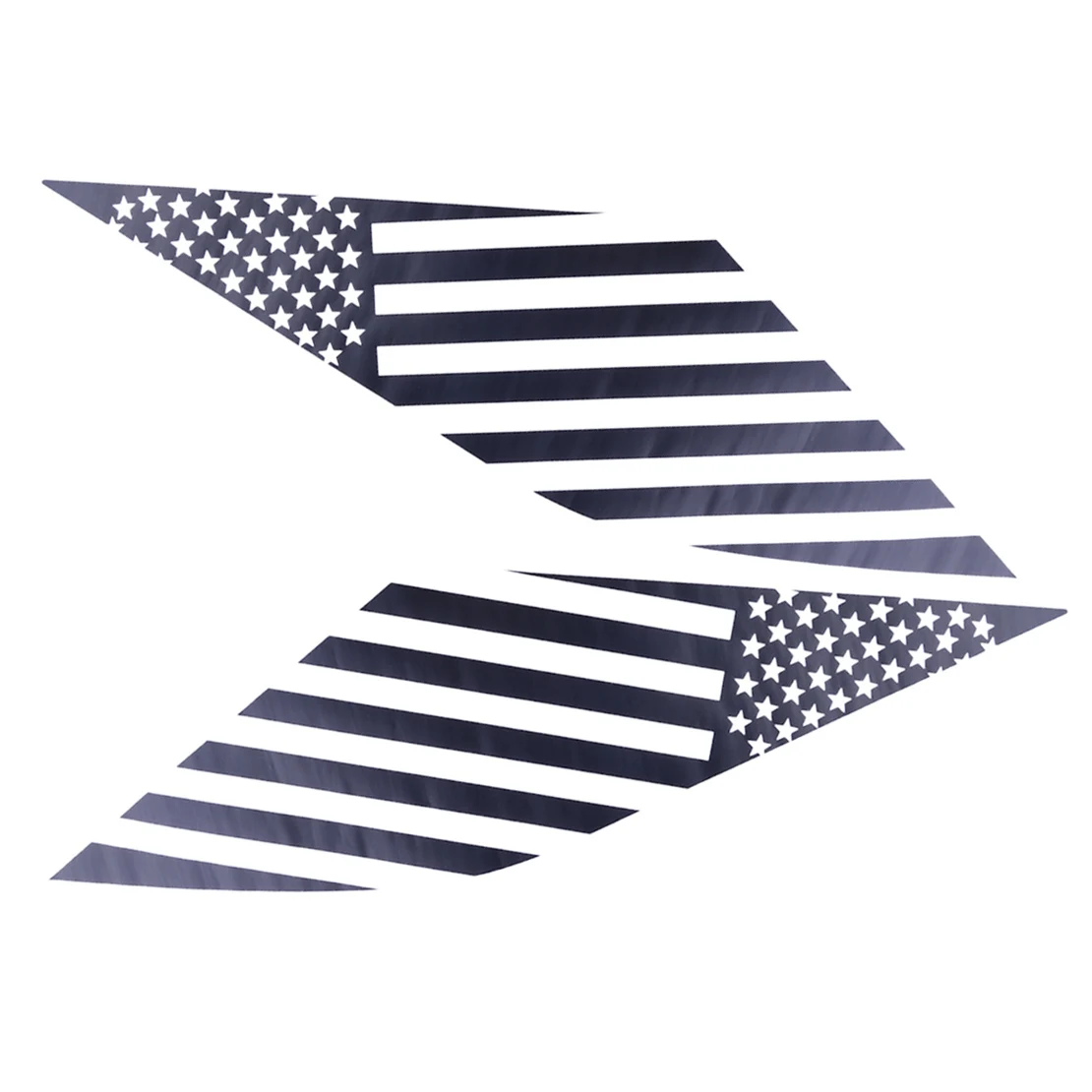 

1 Pair Car PVC Rear Window Sticker USA Flag Decor Cover Trim Fit For Chevrolet Equinox 2017 2018 2019 2020 2021