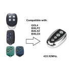 Пульт дистанционного управления для гаражных дверей GOL4,BIXLP2,BIXLS2,BIXLG4 Rolling code 433