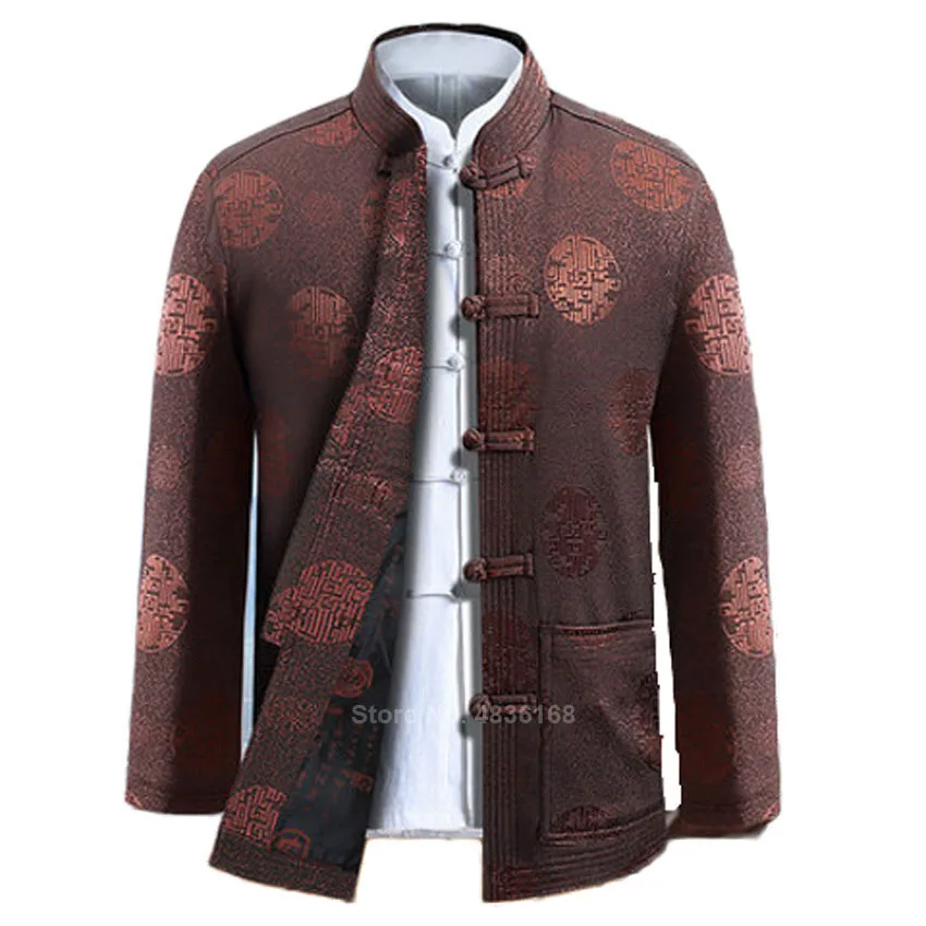 

Tang Suit Traditional Chinese Clothing for Men Full Sleeve 2020 News Kung Fu Clothing New Year Clothes Vintage Party Male Jacket