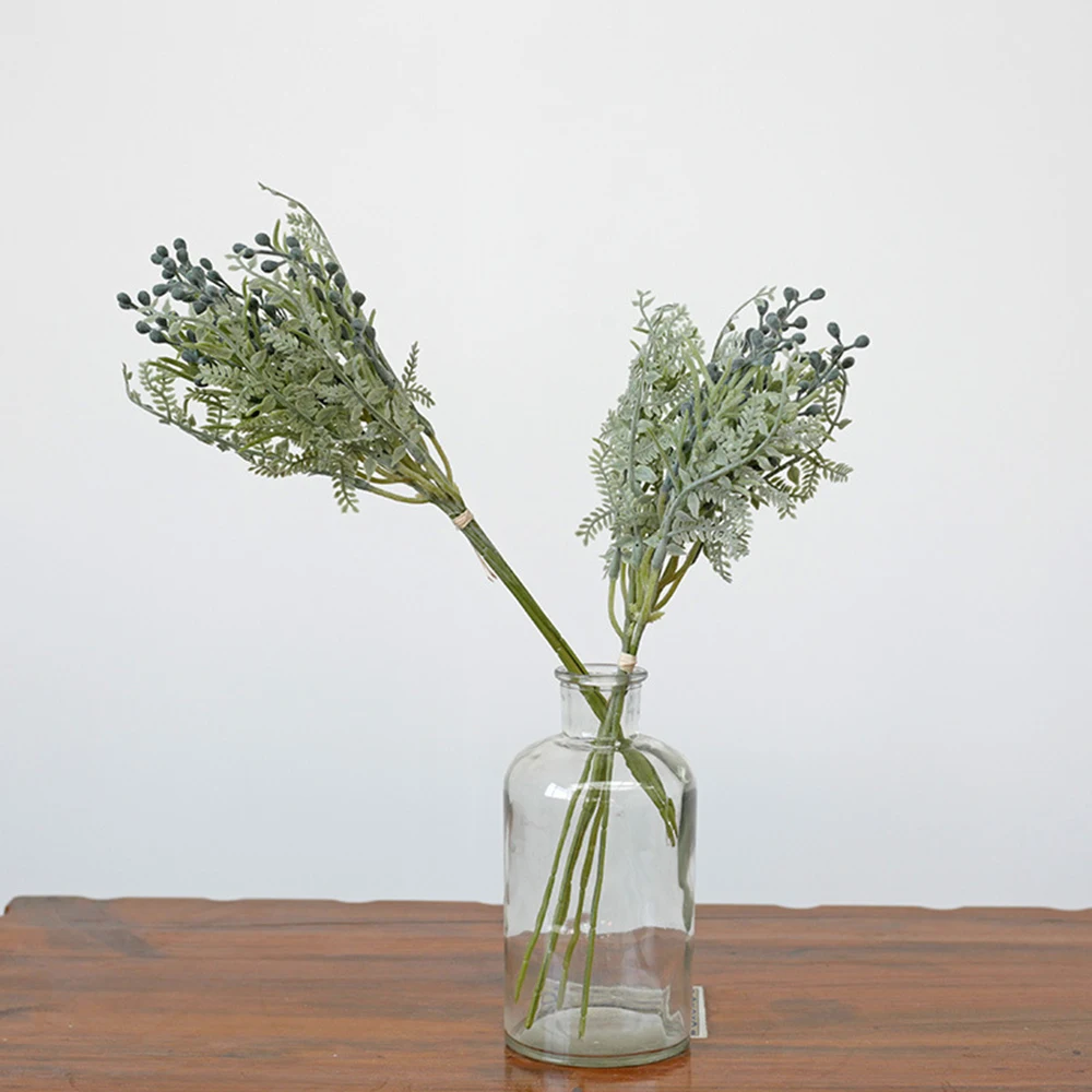 

5pcs plastic artificial flowers DIY berries bouquet for home wedding decoration accessories photo props living room fake flowers