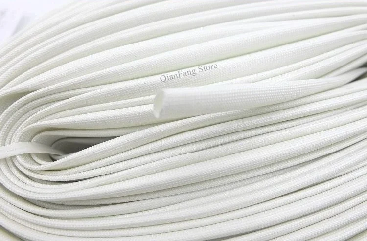 ID 20 мм Стекловолоконный кабель рукав изоляция мягкий плетеный химическое