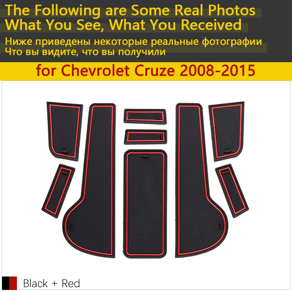 Противоскользящий резиновый коврик для чашки Chevrolet Cruze Holden J300 2008 ~ 2015 2010 2012 2014