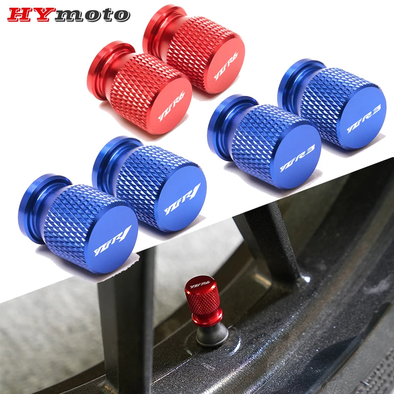 

Новинка для YAMAHA YZF R1 R3 R6 YZFR1 YZFR3 YZFR6 мотоциклетные CNC алюминиевые аксессуары колпачки стержней клапанов колесных шин Герметичная крышка заглу...