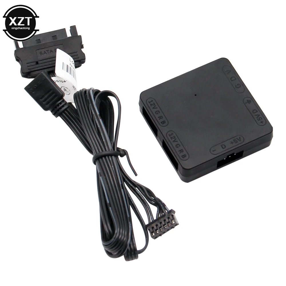 Новый вентилятор RGB конвертер при напряжении от 5 в до 12 В 4pin передачи