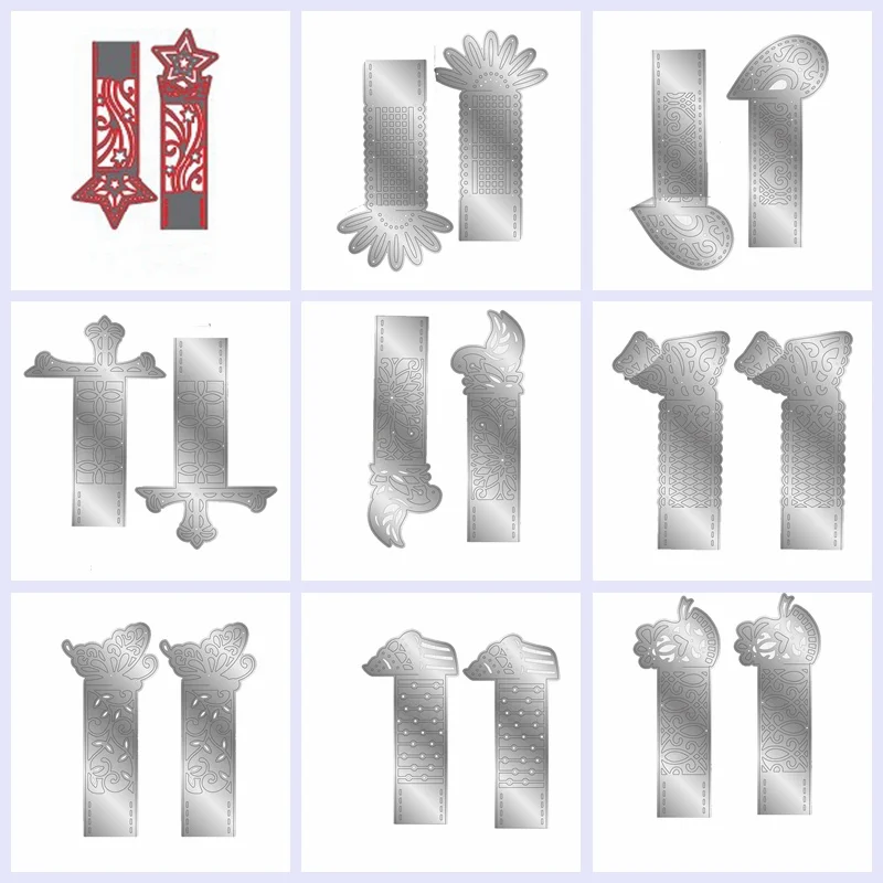 2 шт. металлический трафарет для скрапбукинга 2019|Вырубные штампы| |