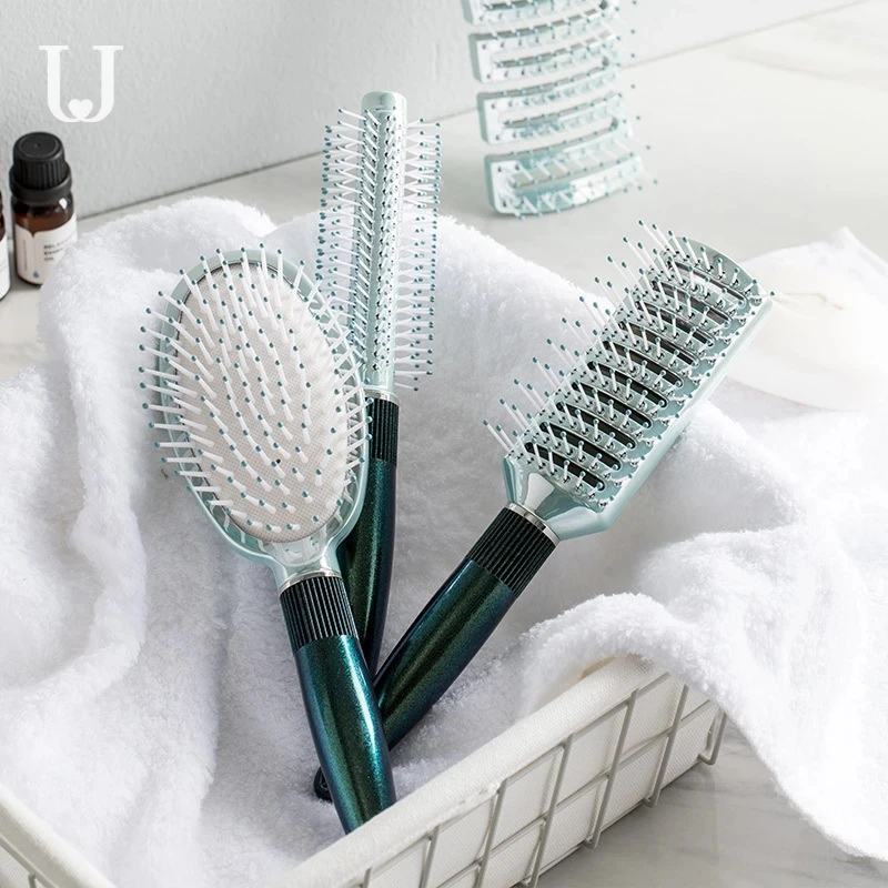 

Youpin J&J Anti-static Massage Comb Curly Hair Comb Household Comb Hair Salon Professional Cylinder Roll Comb