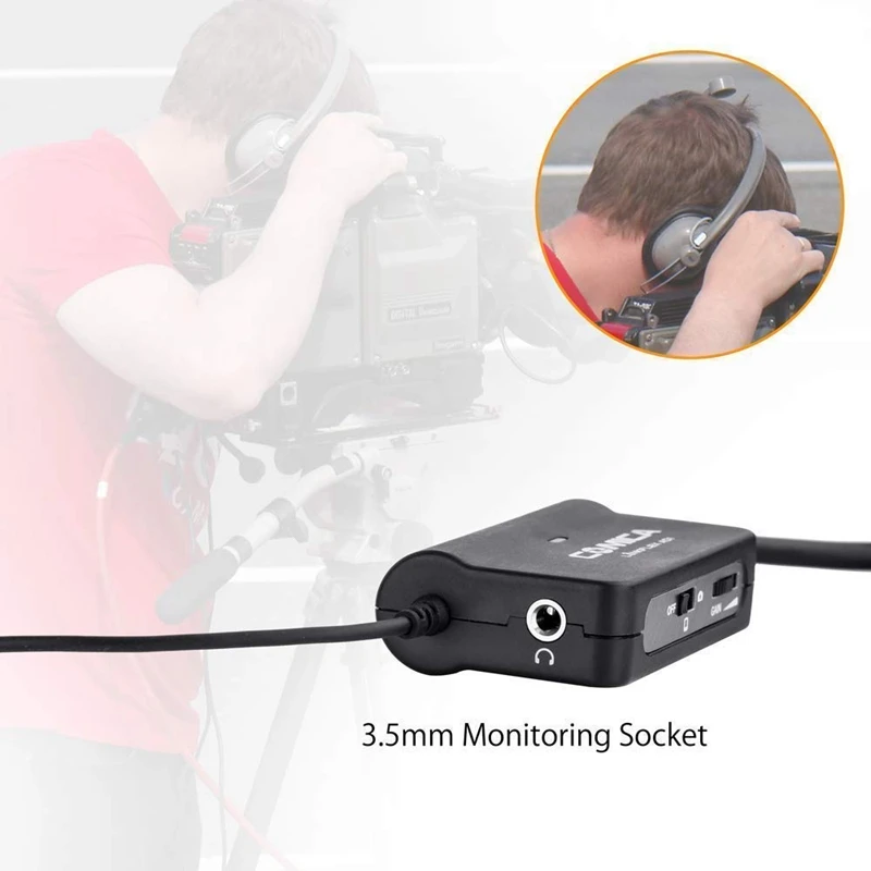 

Comica LinkFlexAD1 Mini phone Preamp Xlr to 3.5mm Audio Adapter with Real-Time Audio Monitoring,Stepless Gain Control,Xlr to Trs