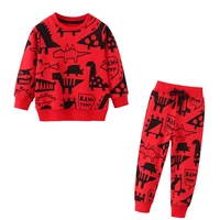 dinosaurs outfits toddler boys clothing set long sleeve sweatshirts pants autumn winter children kids outfits clothes sets boy