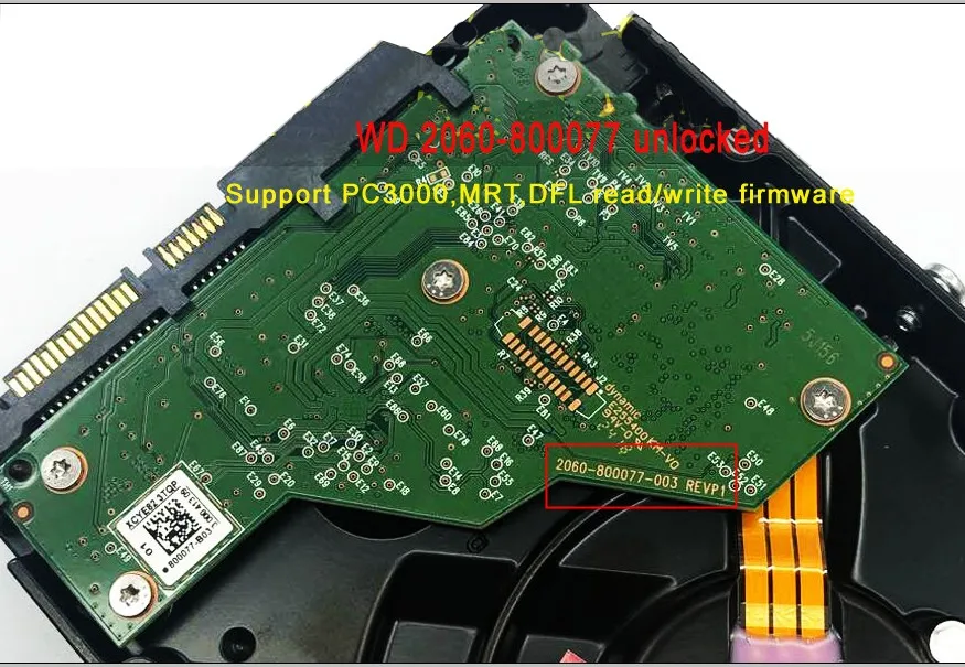 HDD 2060-800077 разблокированная печатная плата без блокировки Логическая для жесткого