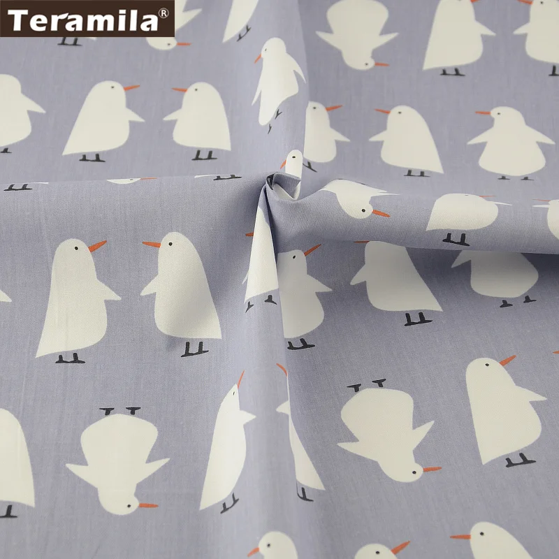 100% хлопок Ткань Пингвин конструкций twill Жир Квартал Текстиль для дома в стиле