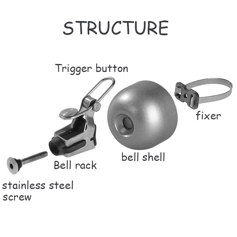 Ретро велосипедный звонок Электрический MTB дорожный горный велосипед клаксон