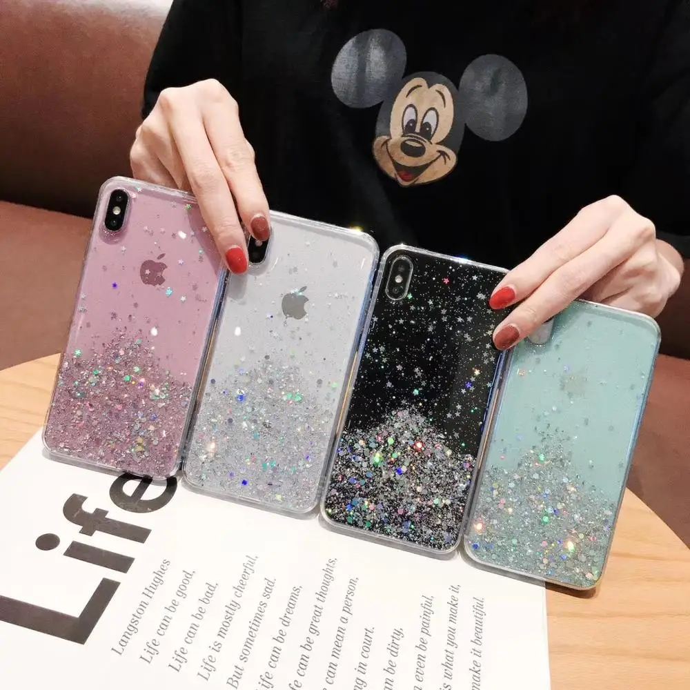 Блестящий блестящий чехол для телефона OnePlus 7 pro тонкий One plus 1 + |