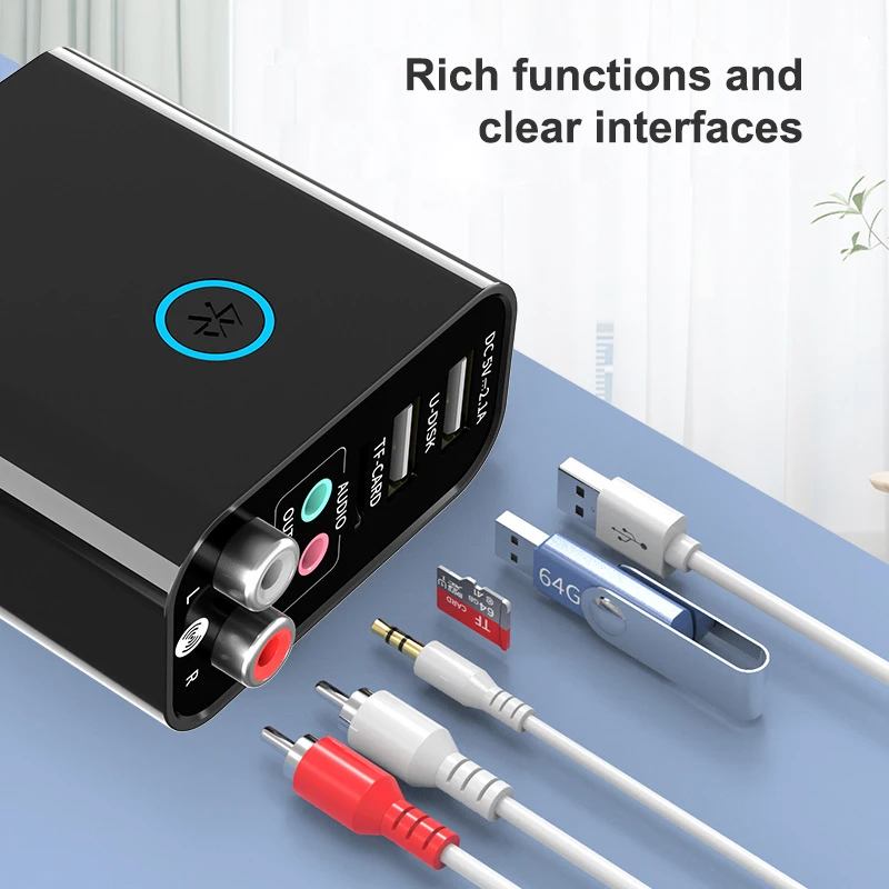 2 в 1 Bluetooth аудио приемник передатчик Беспроводной с разъемом подачи внешнего