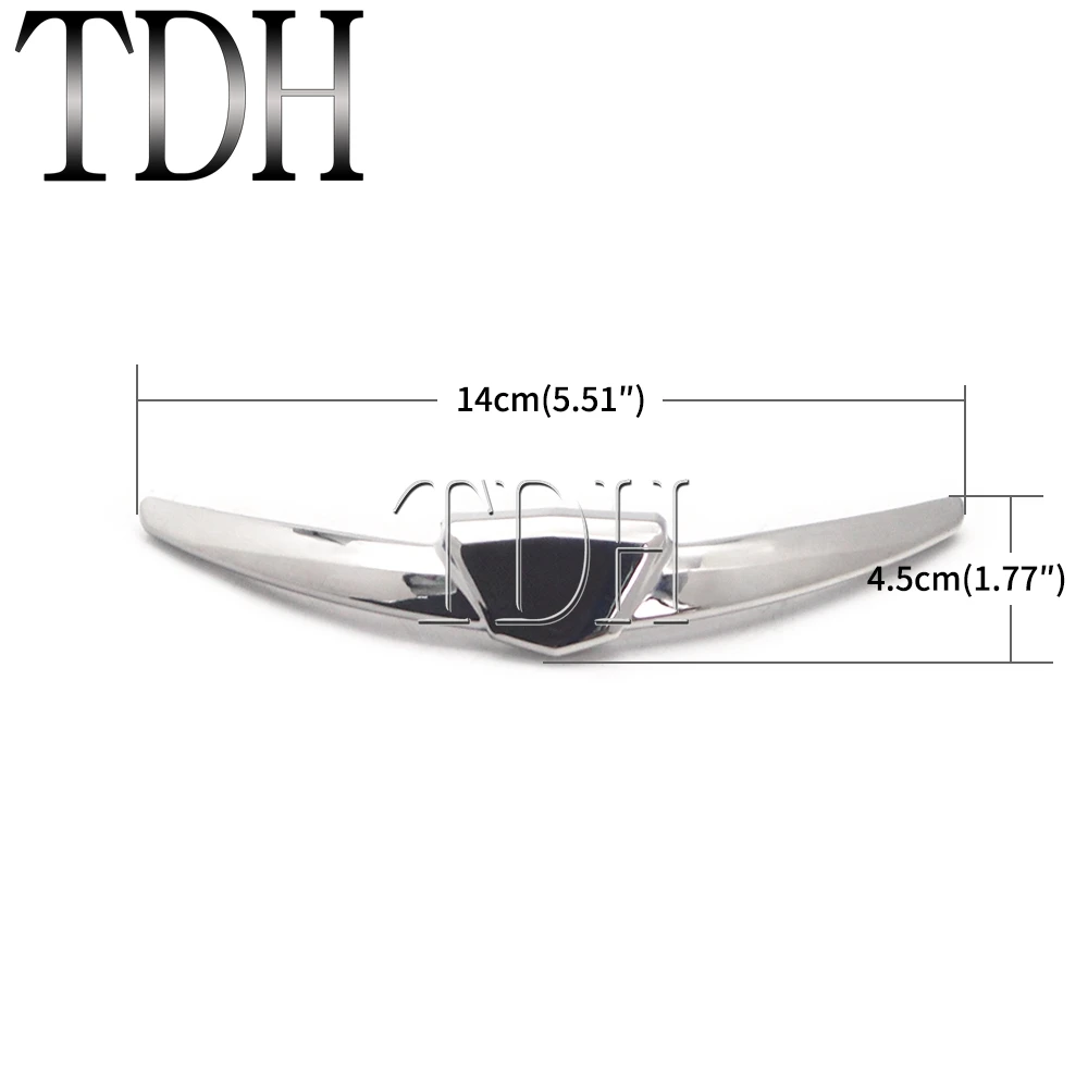 Хромированный АБС-пластик наконечник переднего крыла отделка чехол крышка