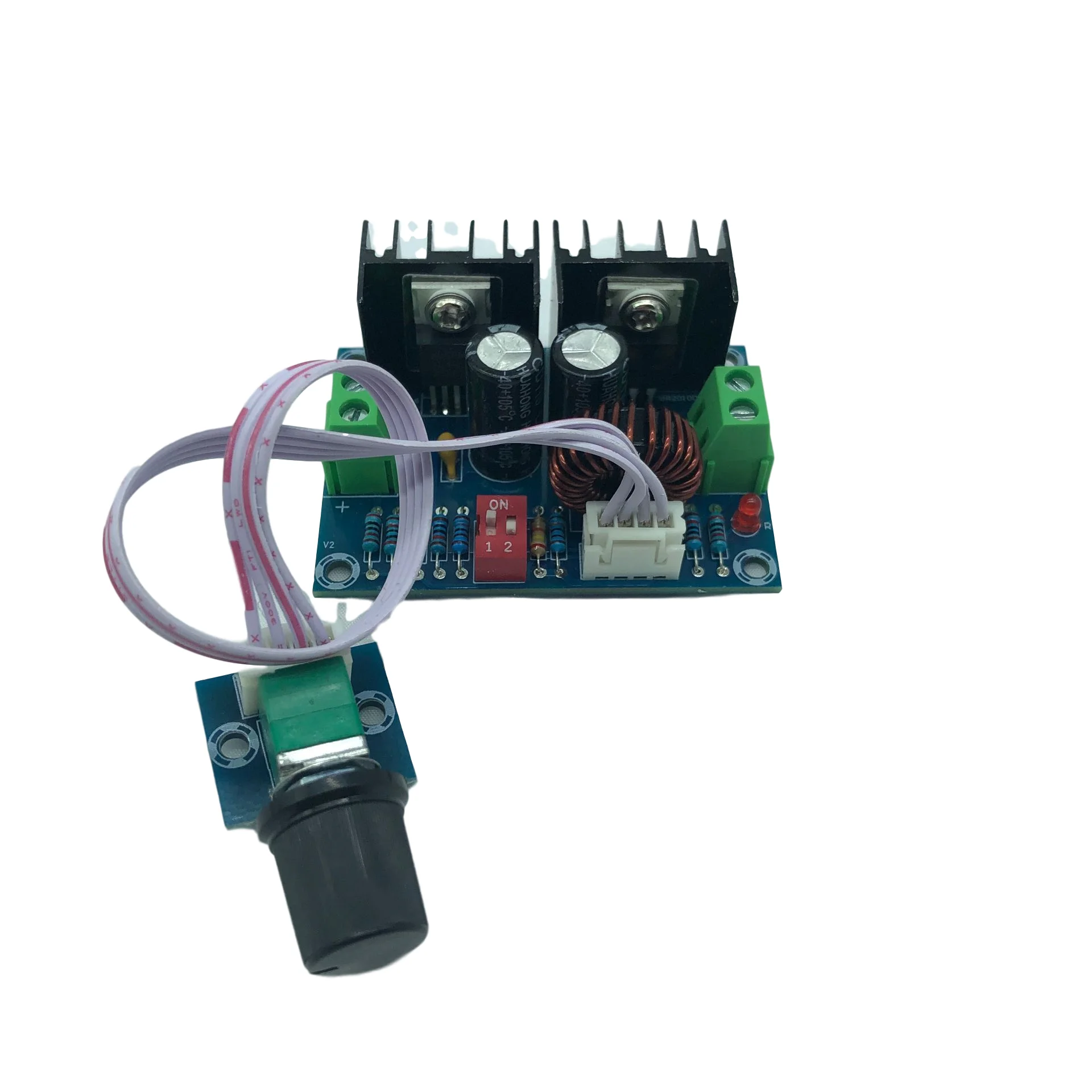 

XL4016 DC-DC PWM модуль регулятора напряжения 200 Вт понижающая плата повышенной мощности 8A с внешним потенциометром XH-M405 8A