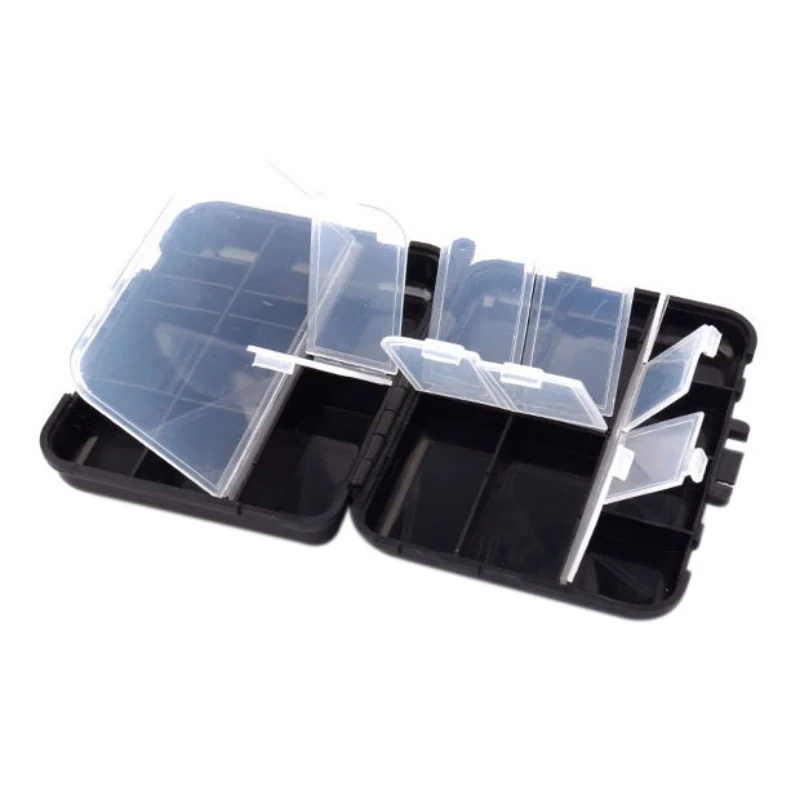 2019 Рыболовные Снасти Коробка двухсторонняя много отсеков водонепроницаемые