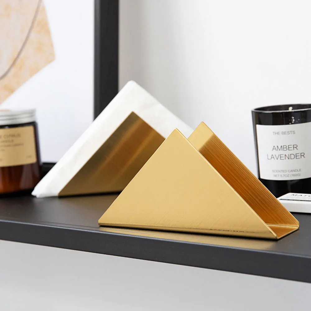 

Nordic Napkin Paper Holder Metal Tissue Clip Sheet Paper Holder Hotel Kitchen Restaurant Table Desktop Serviette Dispenser