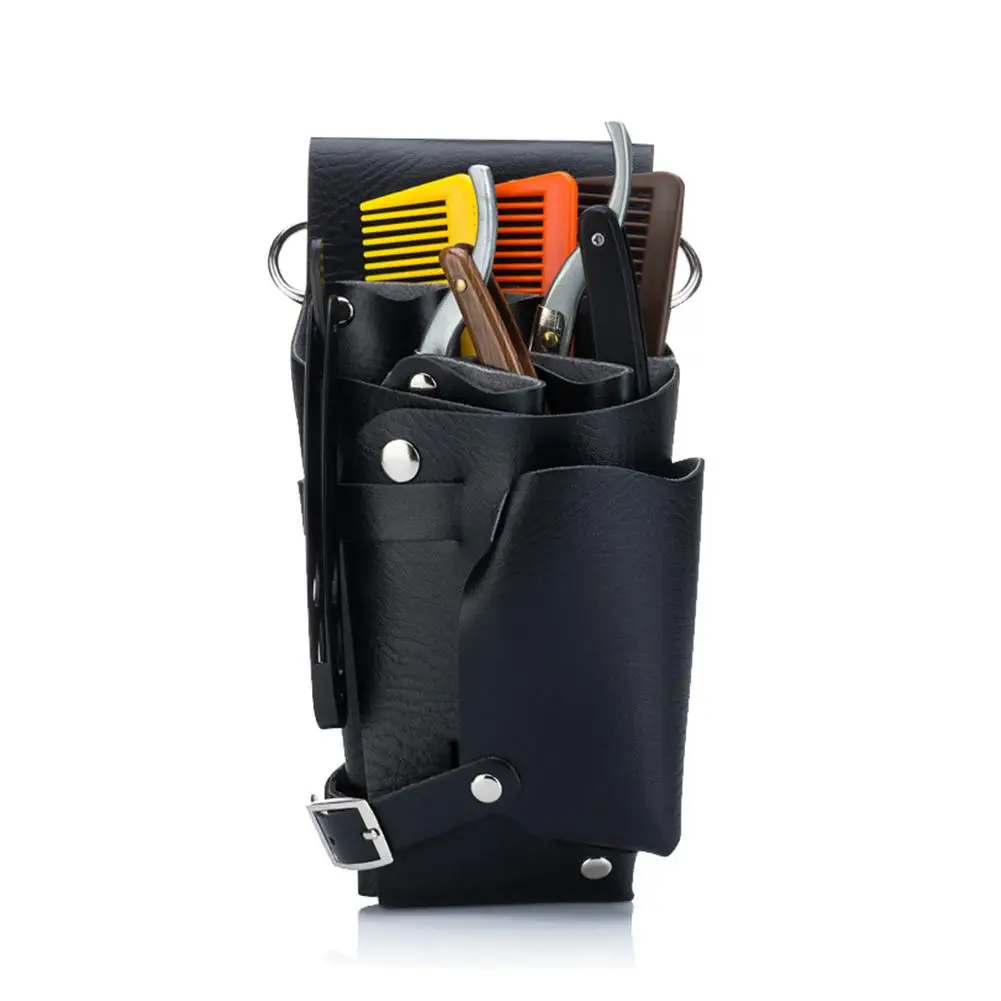 Профессиональные парикмахерские ножницы расческа сумка кожаные инструменты для