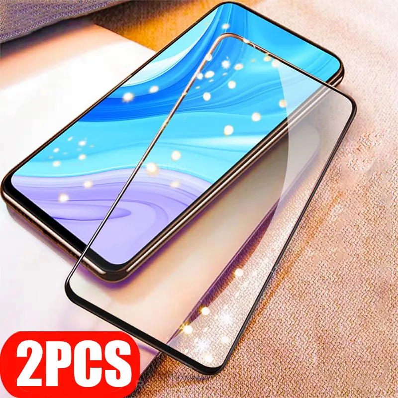 

2pcs protective glass for huawei y9s 2019 tempered glass huwei y 9s y9 s y9s stk-l2 stk-l22 stk-lx3 screen protector film 6.5 in