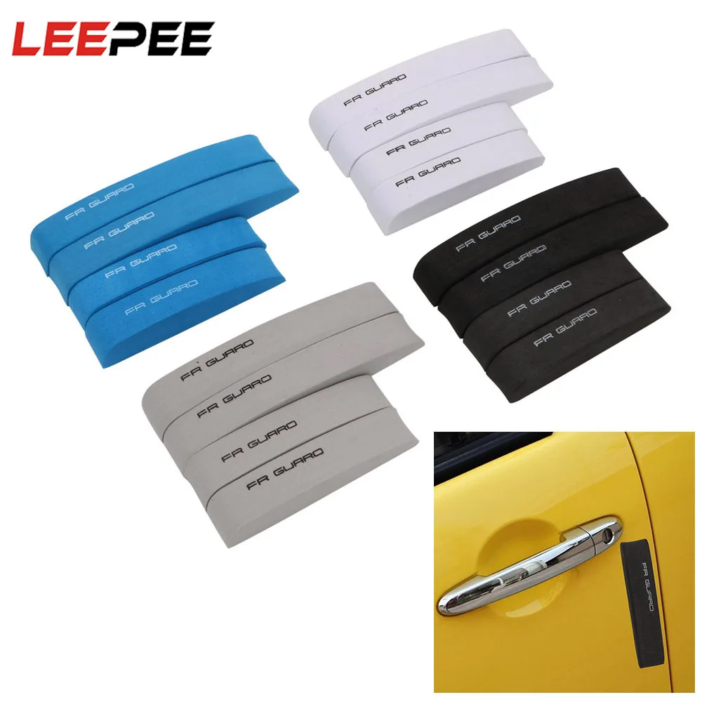 LEEPEE 4 шт. протектор края двери автомобиля бампера молдинги из ЭВА впитывающие