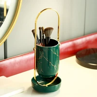 nordic cosmetic storage rack ceramic makeup brush organizer home desktop make up box kitchen knives chopsticks organizer holder