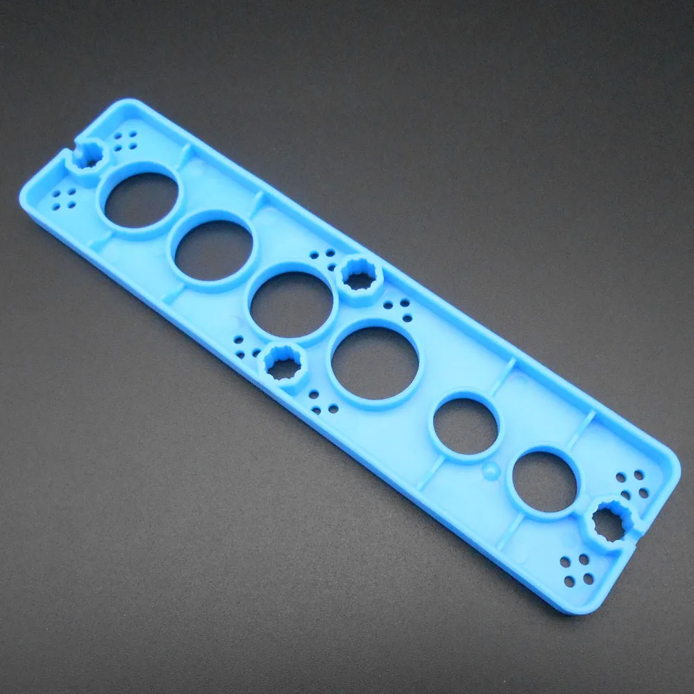 Держатель для пробирок голубой 10 шт. полка полки с круглым отверстием подставка